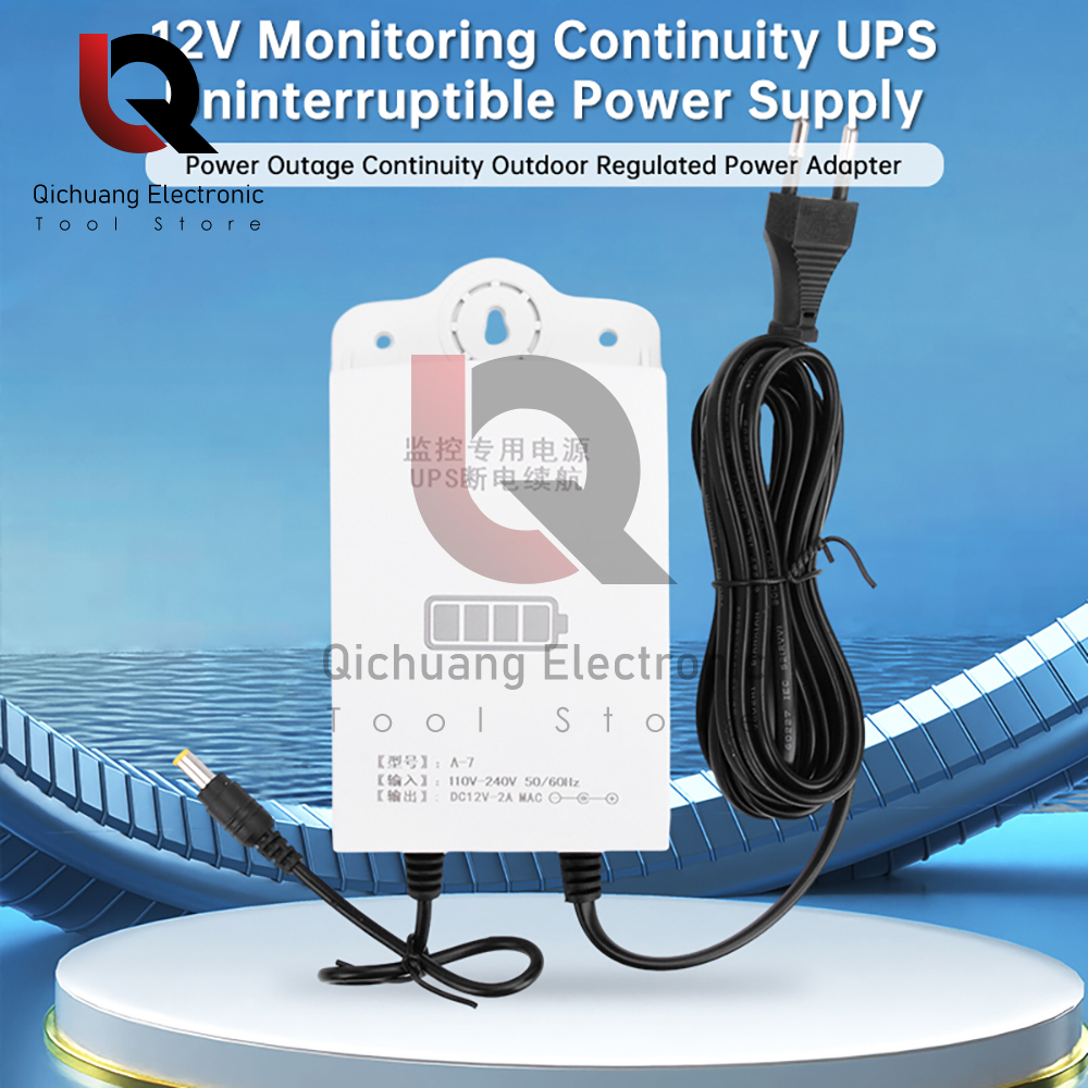 12v ups avbrottsfri strömförsörjning multifunktionell mini ups batteri backup säkerhet standby strömförsörjning för wifi ip kamera