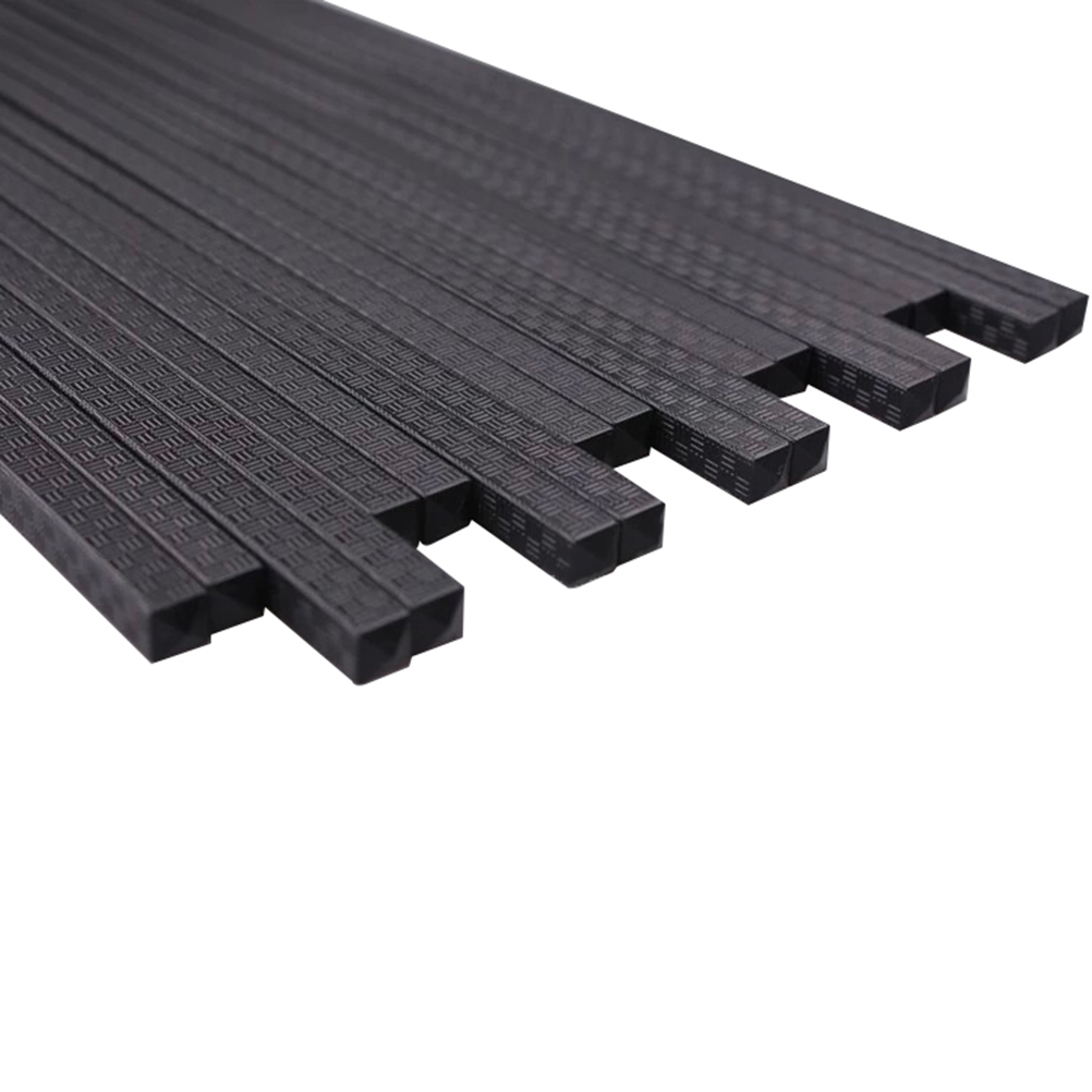 1 par kinesiska fu ätpinnar lärande set utsökta halkfria kökstillbehör bärbara sushi chop pinnar