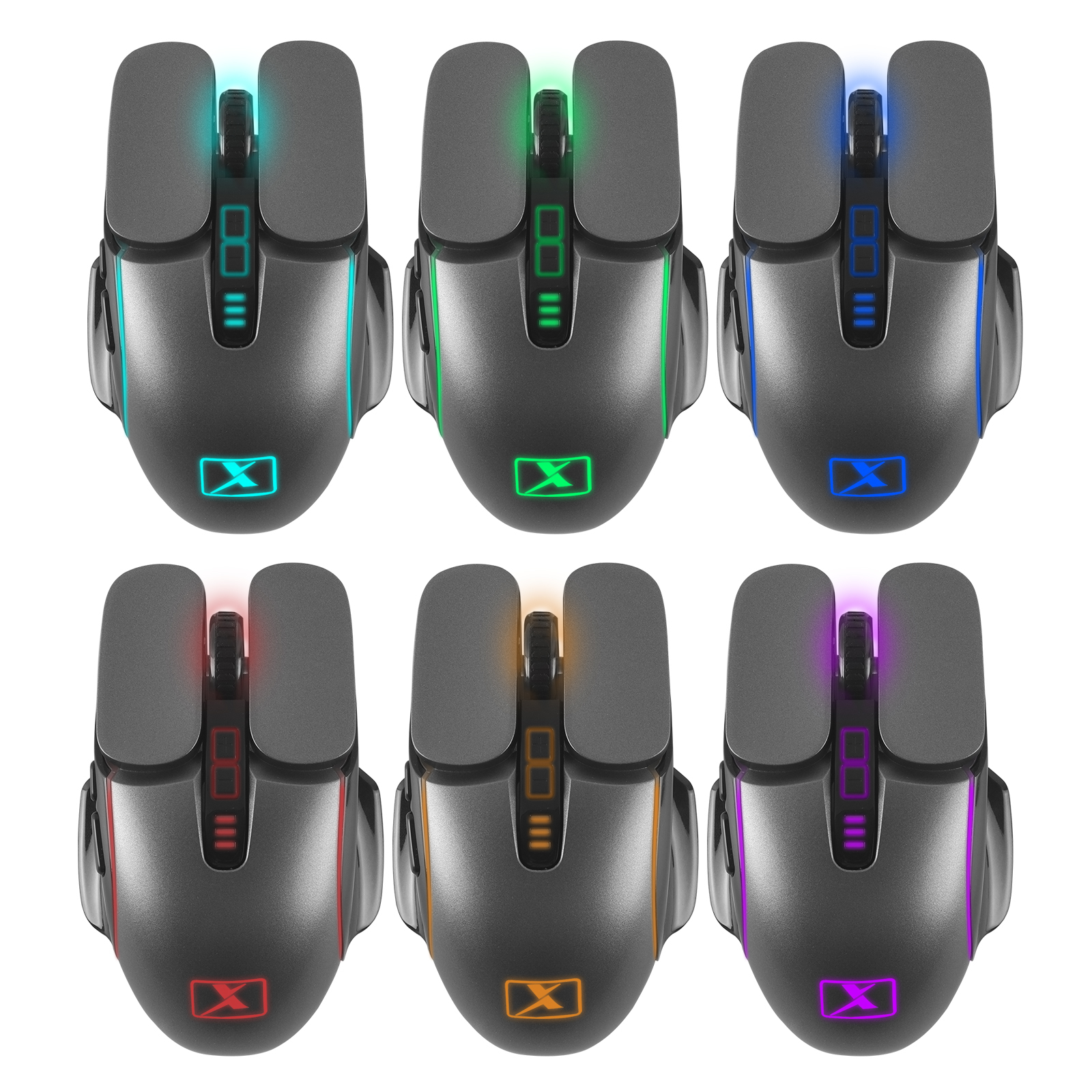 Ratón óptico Vertical inalámbrico M215, Mouse ergonómico de 2,4G para juegos, 7 botones, 2400 DPI, USB, para ordenador
