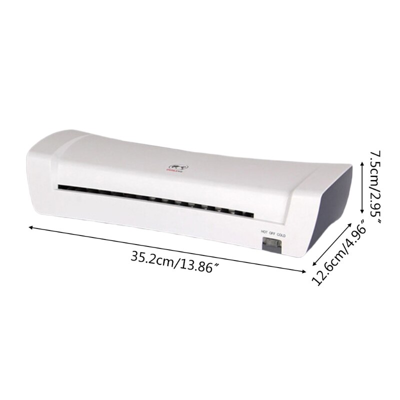 Máquina laminadora térmica para oficina, máquina laminadora en frío y para fotos de documentos A4