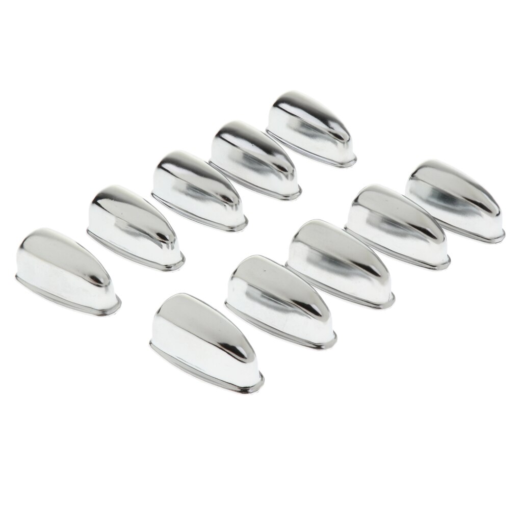 Crochet à griffe Durable, cosse de batterie de basse, accessoire de caisse claire, pièces de rechange pour Instrument de Percussion 10 pièces: Silver