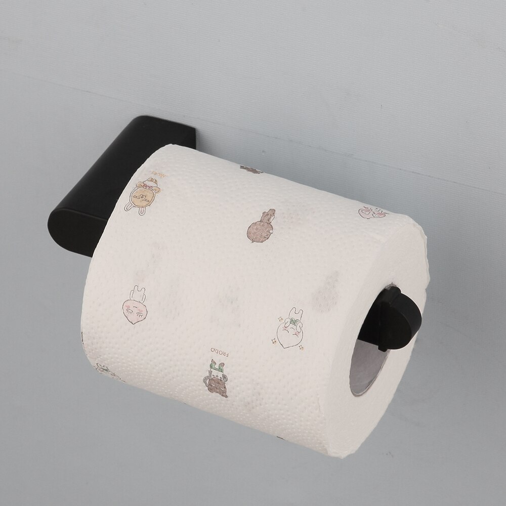 ZAPPO SUS 304 Stainless Steel Matte Black Bathroom Hardware Set Paper Holder Toothbrush Holder Towel Bar Bathroom Accessories