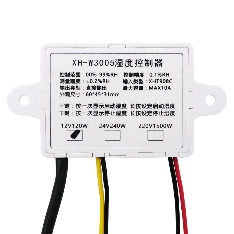 Temperature Controller Thermostat Humidistat with Sensor Temperature and humidity controller Digital Humidity Controller