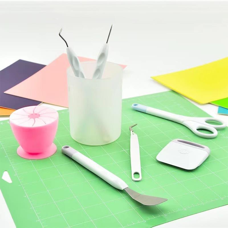 Scrapbook DIY Silhouette Relief Carving Tool 6-Piece Set Vinyl Weeding Tools Set Weeding Vinyl Starter Tool Kit For Cricut Joy