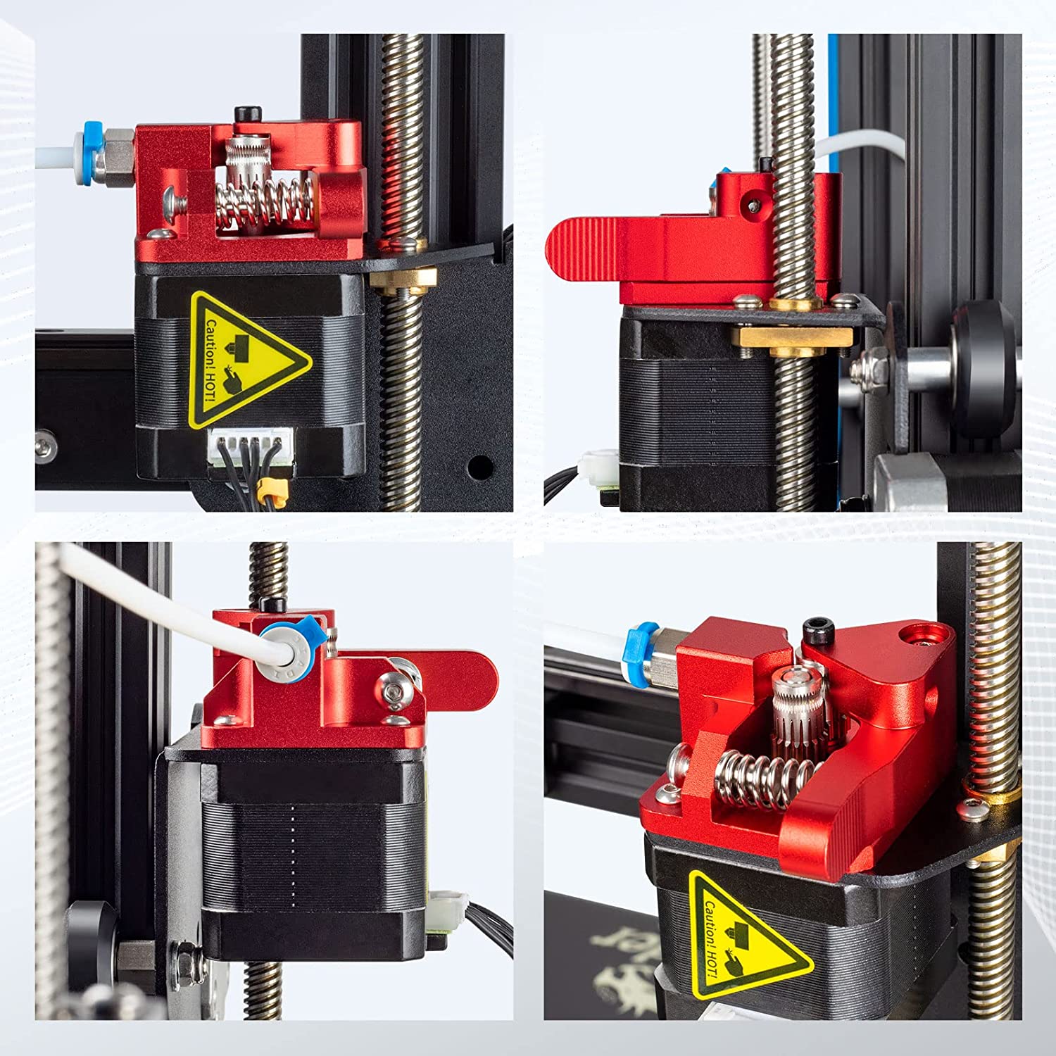 kit di aggiornamento Estrusore a doppia marcia con alimentatore a dovuto rondelle in metallo per stampante 3D Creality Ender 3 V2 pro, Ender 3 Neo CR10