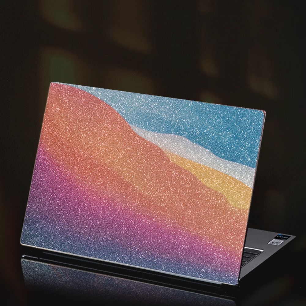 16inch Laptop Stickers Cover Shining Skins DIY Waterproof Ultrabook Decorate Decal for Macbook /HP / Dell / Lenovo / Acer: GRAY