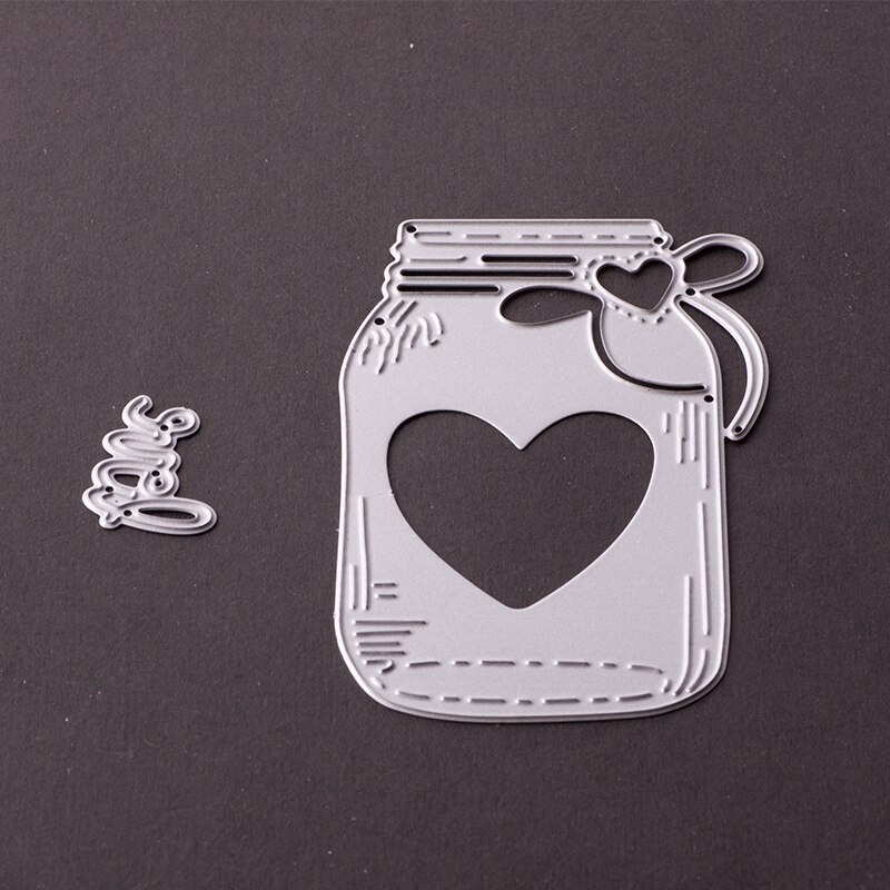 Metalen Zorgzame Fles Stansen Sterft Voor Scrapbooking/Diy Pasen Bruiloft Halloween Pasen Kaart