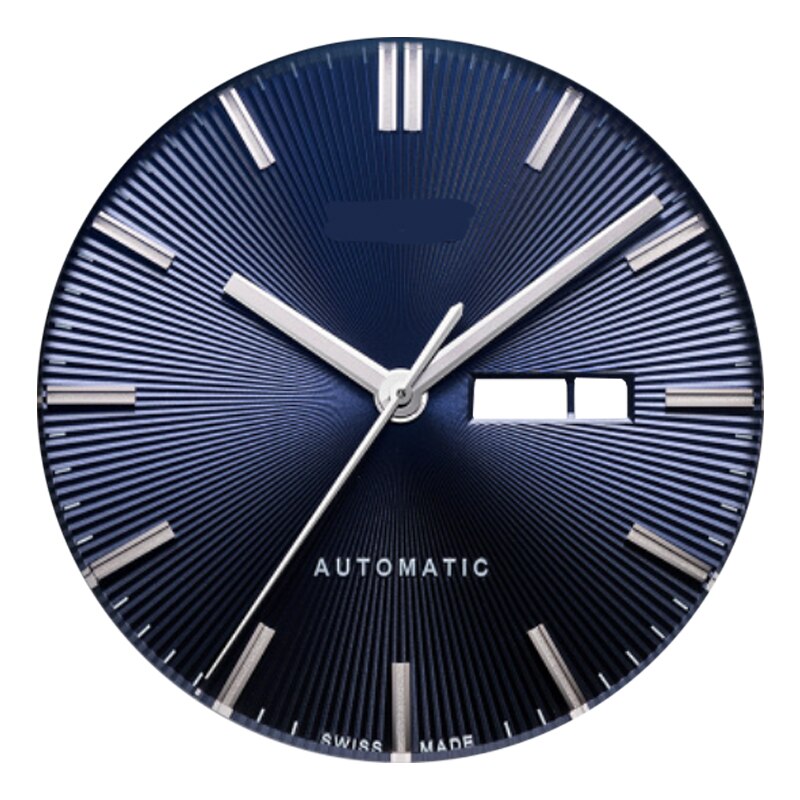 37.2Mm Wijzerplaat Handen Voor M024630A Mannen Mechanische M024 Horloge Tekst Horloge Accessoires M024630 Reparatie Onderdelen: Blue silver hands