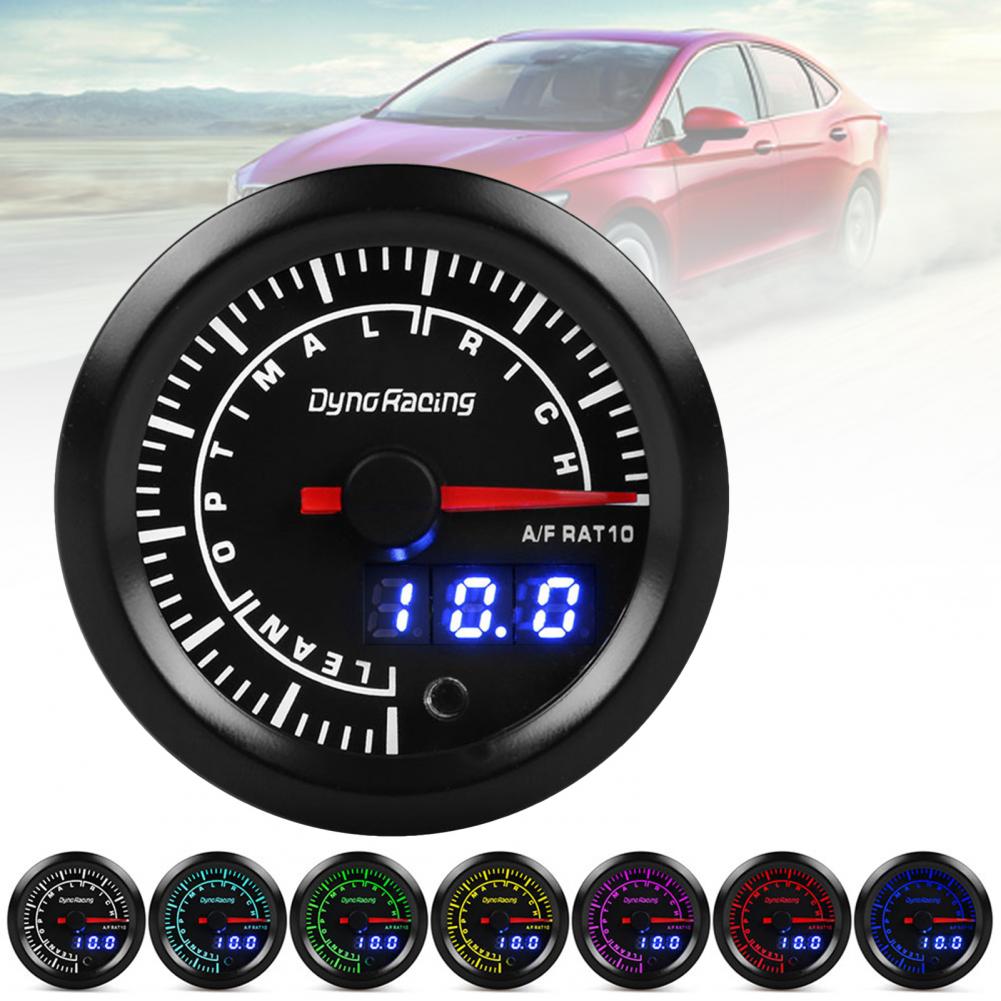 Jauge AFR professionnelle, utile, Portable, 52MM, double affichage, compteur de rapport Air/carburant pour moteur