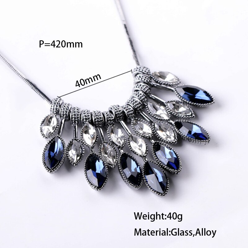 Meyfflin Collier Femme Verklaring Kettingen Crystal Maxi Ketting Voor Vrouwen Vrouwelijke Ketting Kraag Mode-sieraden