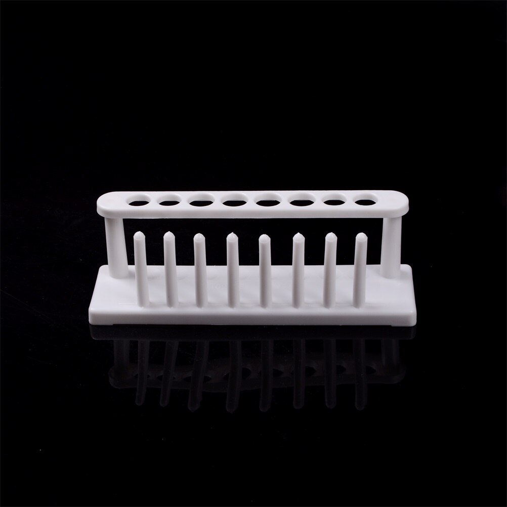 1PC 8 Holes Storage Stand Lab School Laboratory Supplies Plastic Test Tube Rack Testing Tubes Holder