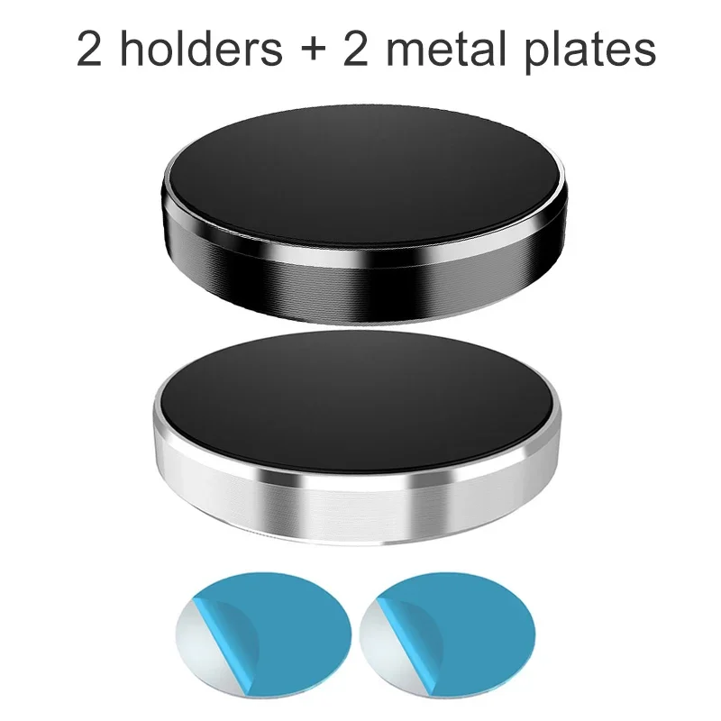 Magnetyczny uchwyt samochodowy na telefon Uniwersalny uchwyt magnetyczny na deskę rozdzielczą samochodu do iPhone'a Xiaomi Huawei Uchwyt samochodowy na telefon: Błękitny