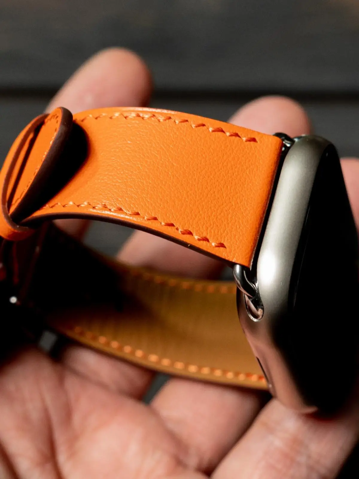 Voor Apple s10/iwatch lederen Apple Watch band ultra2/s9/s8/7SE Lederen Herm band 46mm 42mm 49mm 44mm 41mm