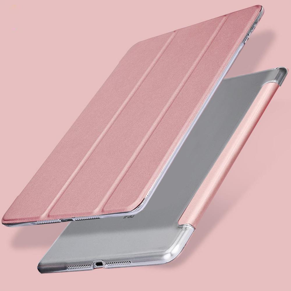 Coque de téléphone HUAWEI MediaPad T5 10, W19, L09, 10.1 pouces, veille/réveil automatique, Flip, en cuir PU, avec support, Folio: Rose gold