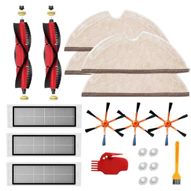 Kits de filtres pour Xiaomi Roborock S6 S60 S65 S5 MAX T6 accessoires d'aspirateur outils de nettoyage ménager pièces de Robot: E