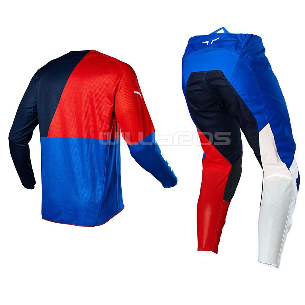 The One Delicate Fox 180 LOVL SE Gear Set Motorbike Motocross Suit Scooter Street Moto Men's Racing Kits