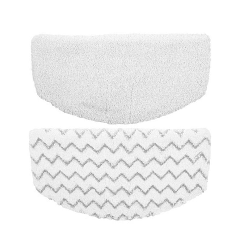 2 Stks/set Zachte Wasbare Microfiber Mop Pads Voor Bissell Symfonie 1132 1252 Serie Stoom 1132 1543 1530 1652 Stoomreiniger onderdelen