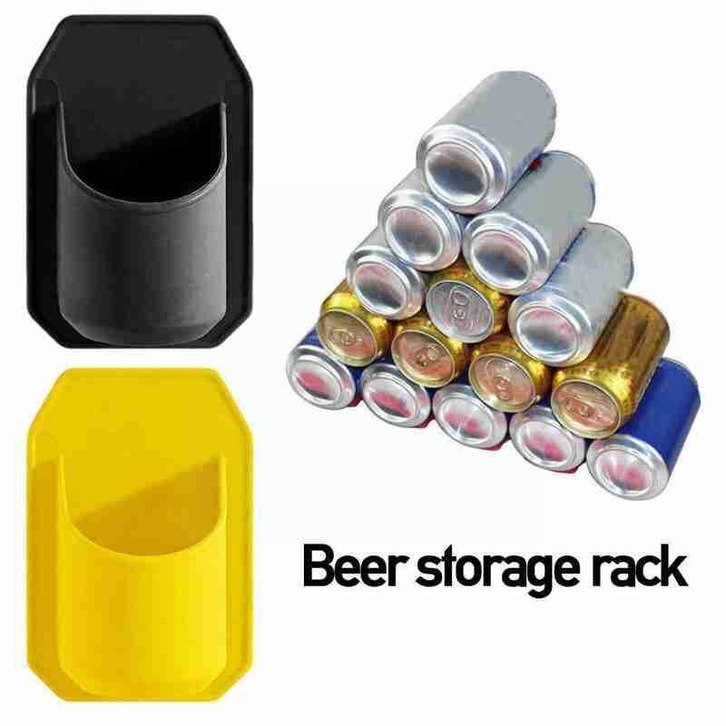Wall Mounted Beer Can Wine Glass Holding Rack Multifunction Storage Holder Cola Bathroom Beverage Plastic Cup Juice Bracket