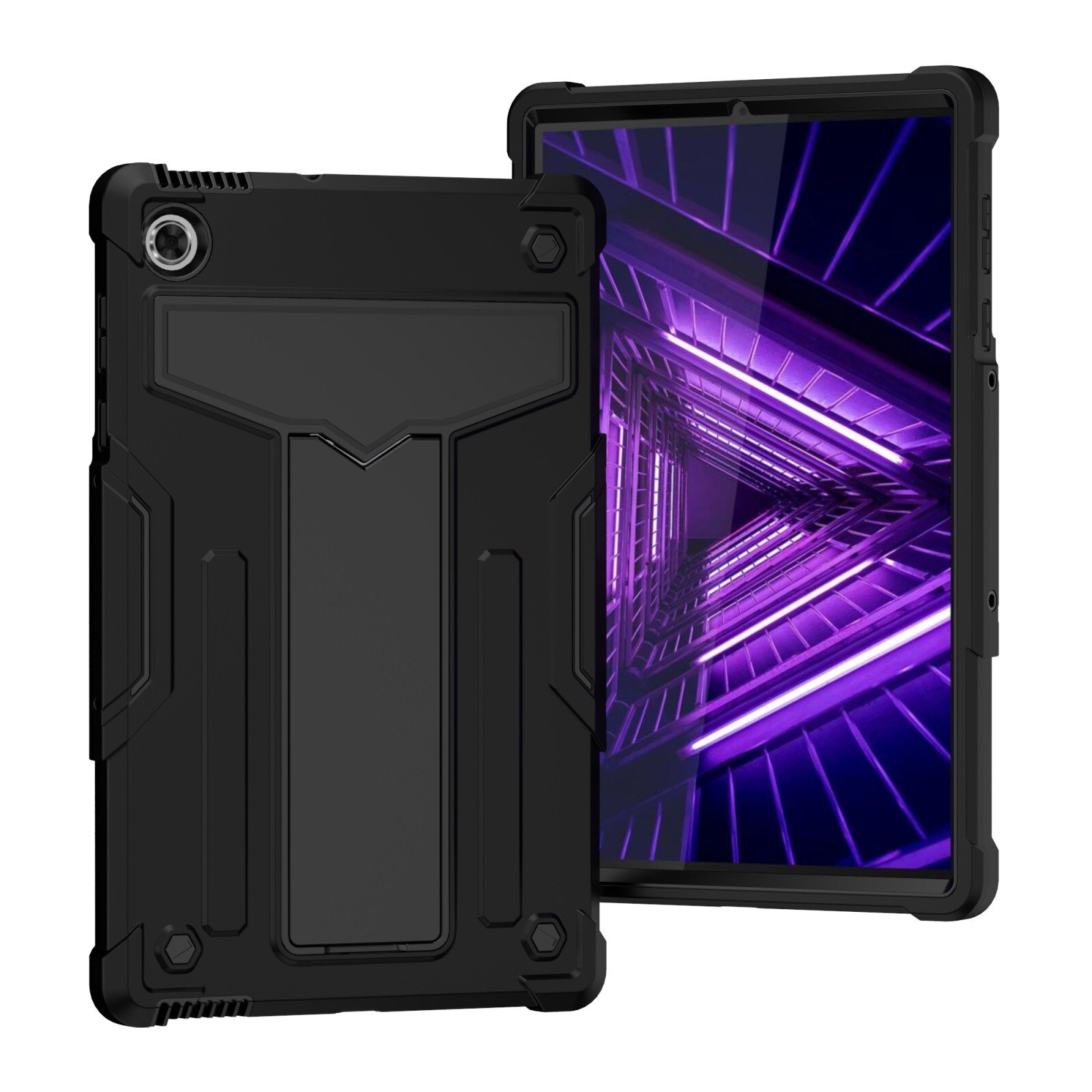 Tablet Case for Lenovo Tab M10 FHD Plus 2nd Gen - Shockproof Leather Stand Cover: F