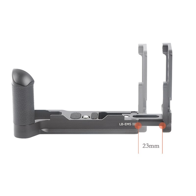 L suporte de aperto de mão suporte da câmera l placa vertical 3 em 1 para olympus E-M5 mark iii