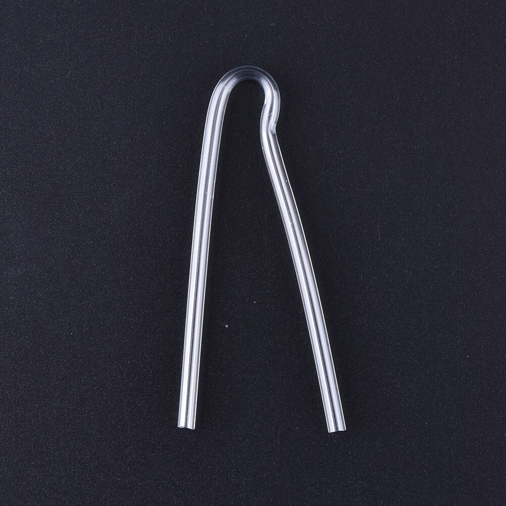 1Stck Klar R/U bilden BTE Otoplastik Hörgerät Schläuche Rohr Vorgeformte Hilfe Otoplastik Rohr Schläuche mit Kunststoff schloss: 1