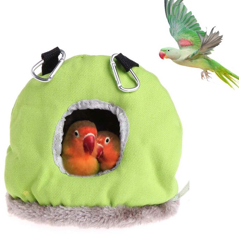 Peluche perroquet nid hamac confortable perroquet grotte maison suspendus oiseaux balançoire lit de couchage animal de compagnie oiseau Cage fournitures