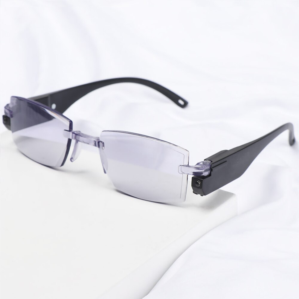 Progressive Multifocal Eyeglasses Anti Blue Light Reading Glasses Magnetic Intelligent Zoom Therapy LED Light Glasses