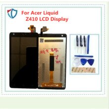 Lcd testato al 100% per Acer Liquid Z410 Display LCD Touch Screen Digitizer Assembly parti di ricambio strumenti