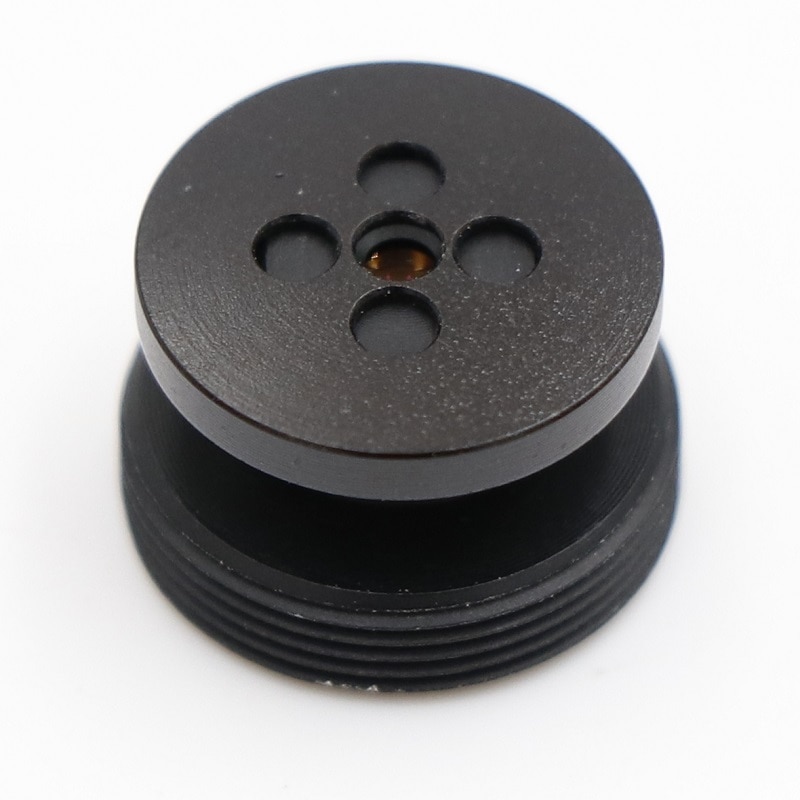 Lente de cámara CCTV de 3,7mm, lente de botón de montaje, 2,0 megapíxeles, 72 grados, MTV M12 x 0,5, aplicable a cámara de seguridad CCTV (con filtro IR)