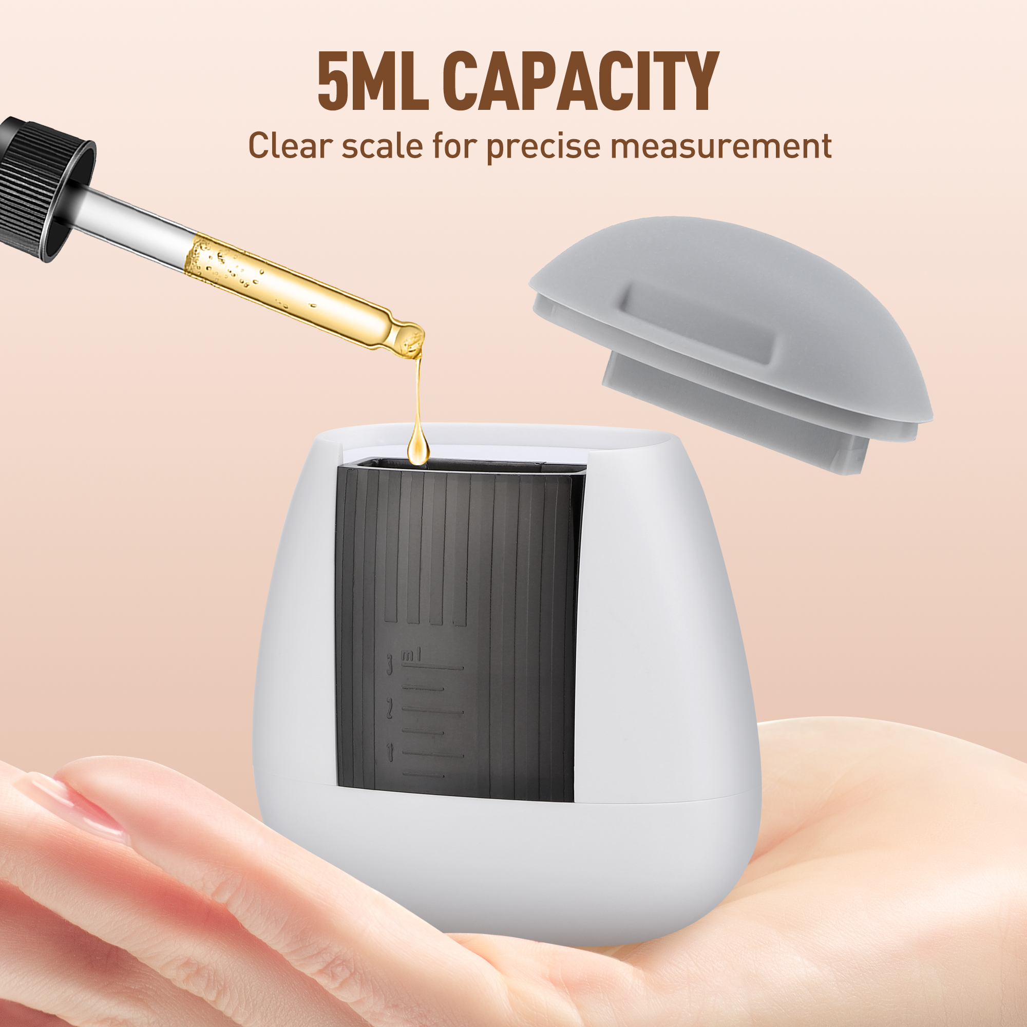 Elektrische Hoofdhuid Massage Borstel Rood Licht Therapie Haargroei Massage Kam Anti Haaruitval Vloeibare Olie Applicator Massager Gereedschap