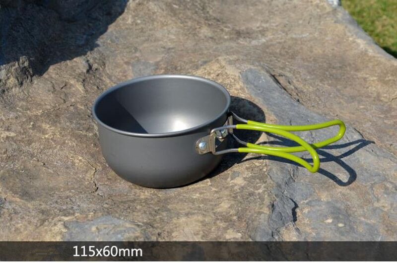 Ustensiles de cuisine Camping randonnée pique-nique | Ustensiles de cuisine, ustensiles de table, casserole bol Portable, poêle, poêle de voyage, ustensiles de cuisine