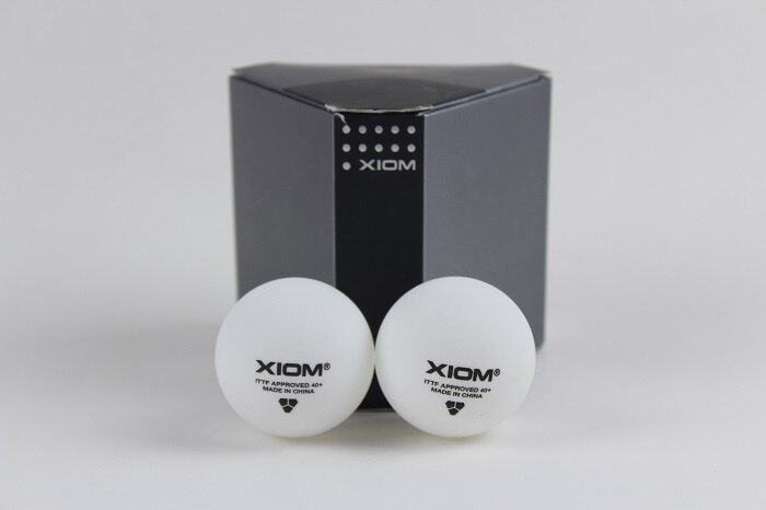 Xiom Material Plastic 40+mm ITTF Approved 3-Star Table Tennis Balls White Ping Pong Balls