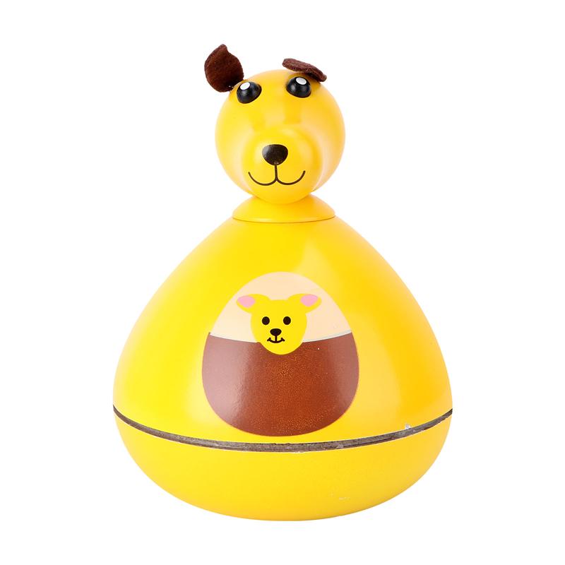 1Pc Spaarpot Handwerk Saving Pot Cartoon Stijl Spaarpot Desktop Versiering: Yellow