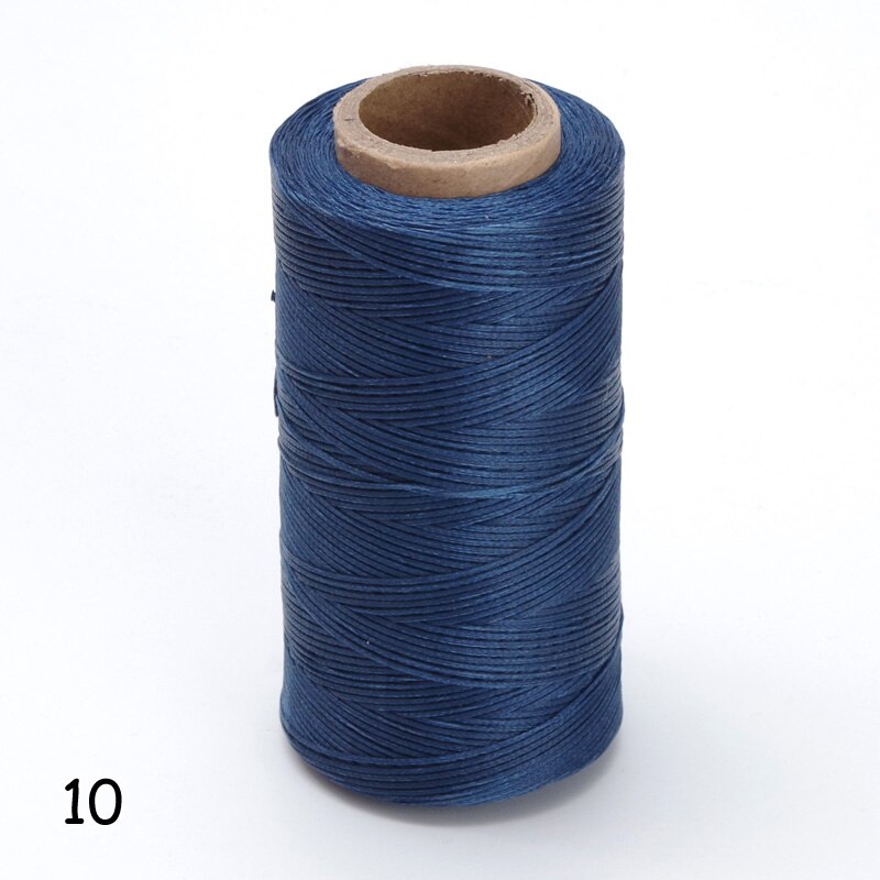 12 färger 260m 1mm platt vaxad vaxtråd 150d/16 sladdar sömnad hantverksverktyg handsömmar för diy-läder: 10