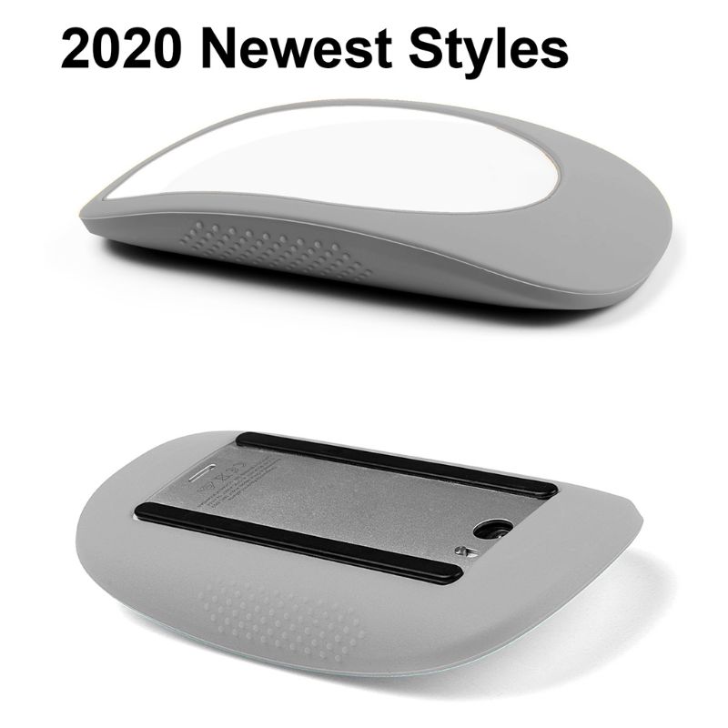 1PC Soft Silicone Mouse Protective Case for Magic Mouse 2 Gen Accessories Quick Release Anti-scratch Shell Skin Housing Cover: Gray
