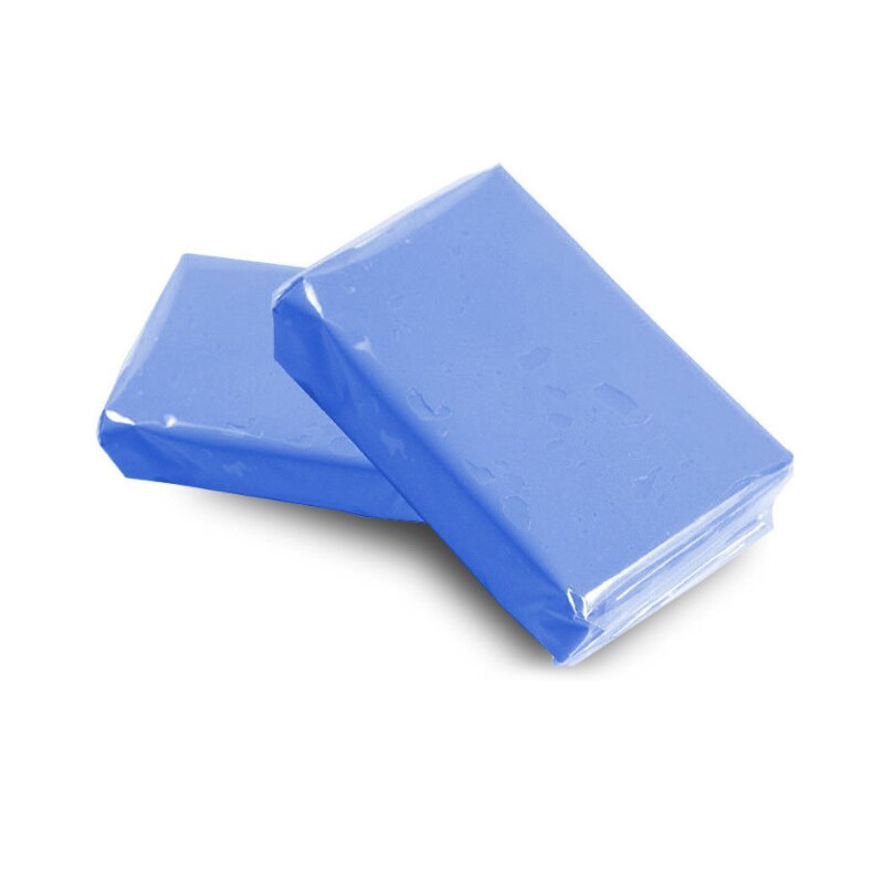 Barra mágica de arcilla azul, 1 Uds., 100g, para lavado de coches, súper Auto, detalles de arcilla limpia, herramientas de limpieza de coches, barro mágico, limpiador de coches, accesorios para vehículos
