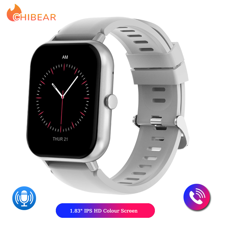 Nowy Smartwatch 2025 Dla Kobiet i Mężczyzn Prezent Pełny Ekran Dotykowy Zegarki Sportowe zdatność Połączenia Bluetooth Smartwatch Damski Dla Androida i iOS: Niebieski