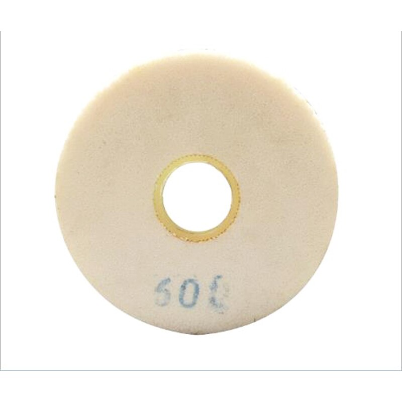 Meule en corindon blanc, oxyde d&#39;aluminium à bord conique, pierre Abrasive pour l&#39;acier métallique, meule brute pour meuleuse universelle