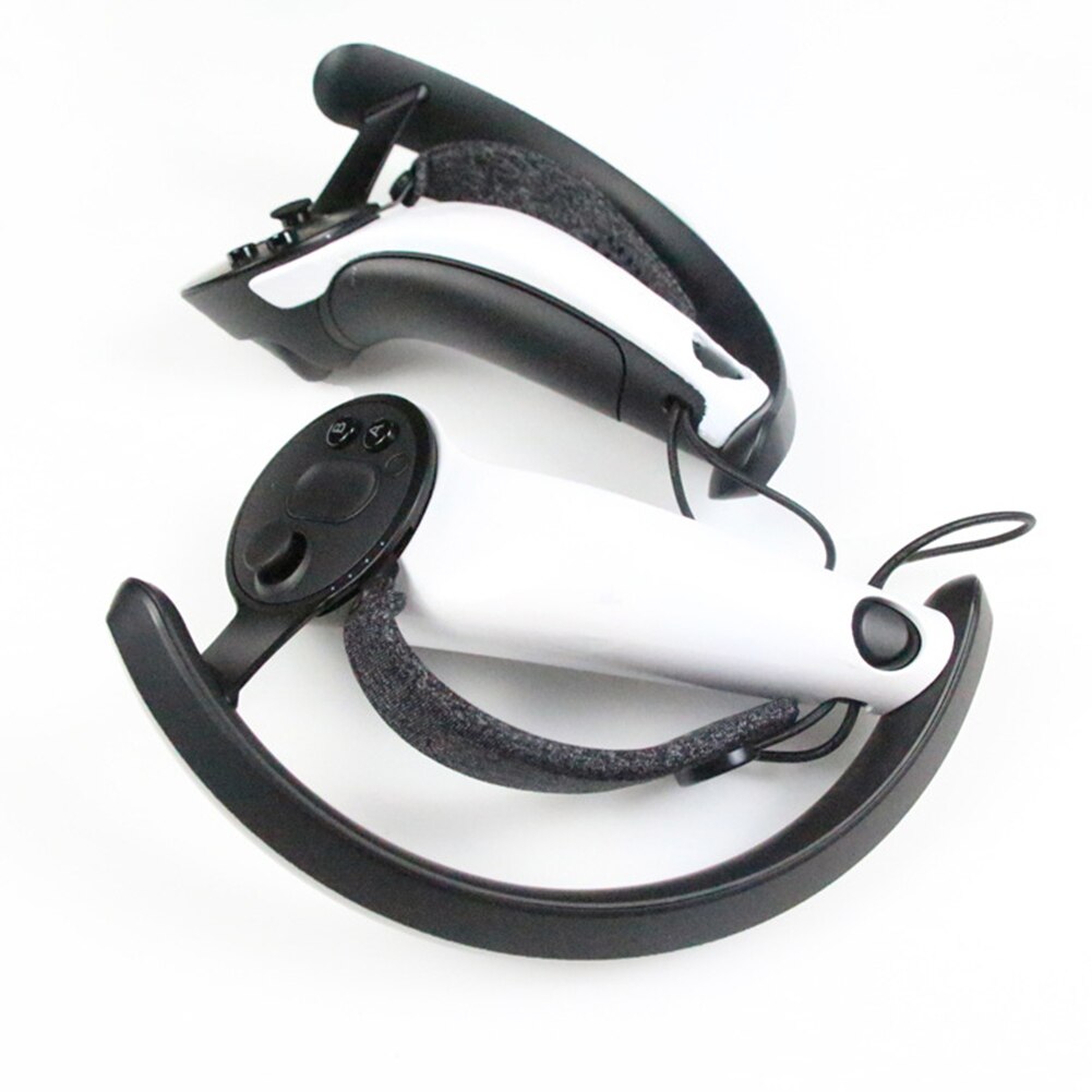 1coppia Custodia Borsette Leggero Bianchi in Resina Maniglia presa anti graffiare Indice di VR Caso del controllore di Gioco Accessorio per Valvola