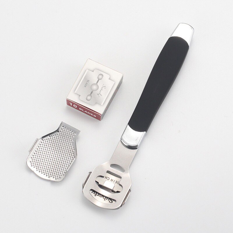 Rvs Pedicure Gereedschap Pedicure Set Voet Peeling Maks Manicure Professionele Eelt Voet Schaafmachine Pedicure Mes Scheerapparaat