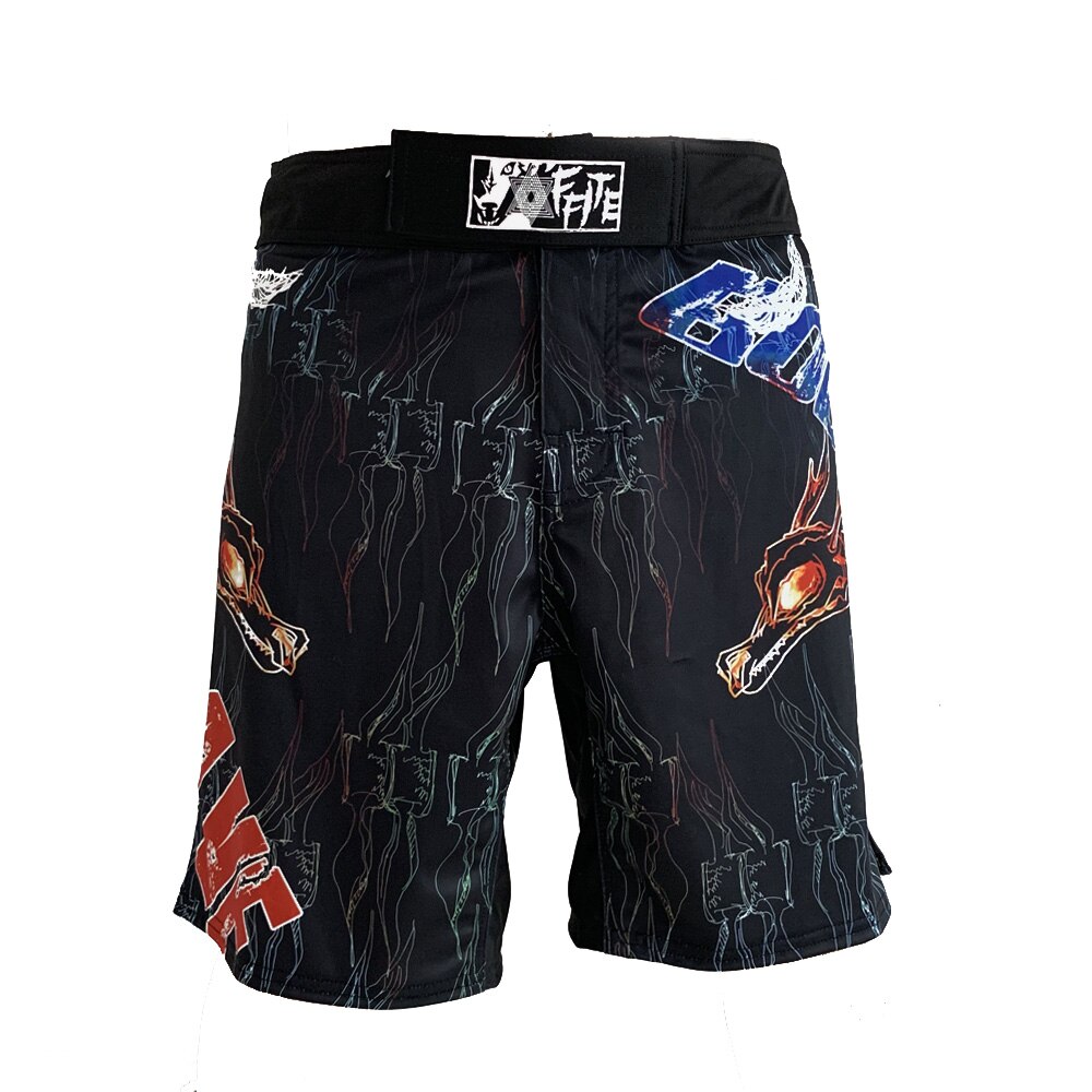 Mma herre muay thai kickboxing shorts fitness fighting boxeo trunks træningshort