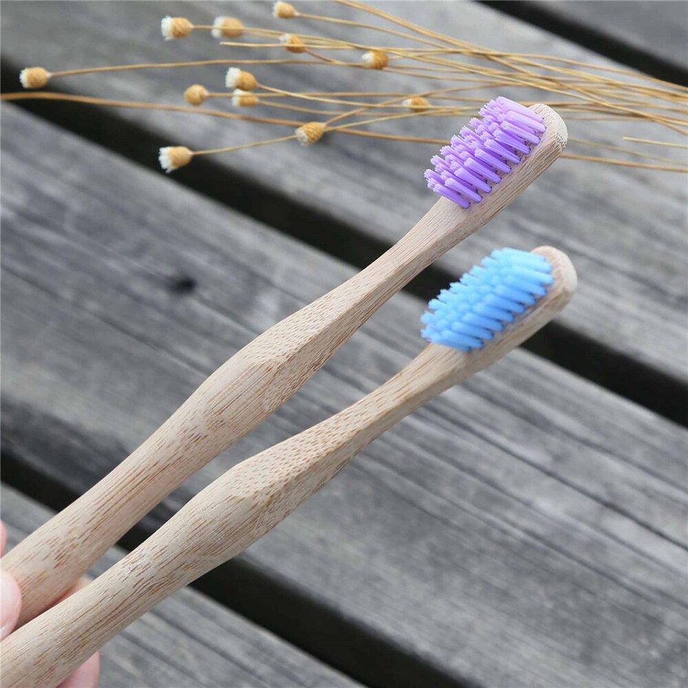 Natural Bamboo Toothbrush Soft Bristle Eco Friendly Travel Gourd Shape Tooth Brush Oral Care Wood Handle cepillo de diente