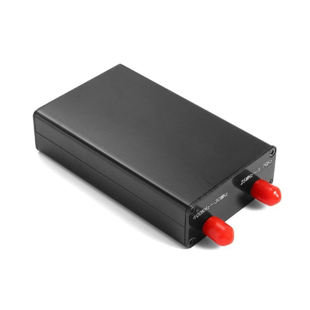 Mini Radio Portable 100KHz-1.7GHz RTL SDR récepteur de Radio USB + antenne TV RTL SDR AM FM: Black