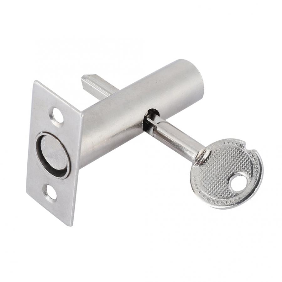 Iron Pipe Well Lock Hardware Pipe Tube Well Invisible Lock for Fireproof Door Escape Aisle Lock