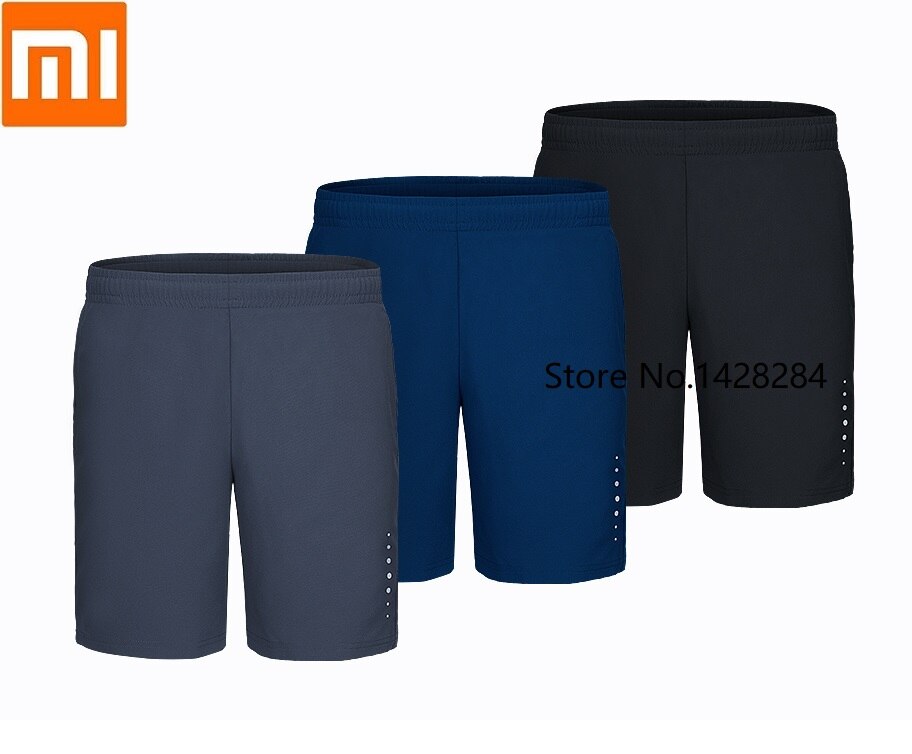 Xiaomi youpin Men's lightweight sports shorts Quick drying breathable Reflective Short pants Male training Running Sweatpants