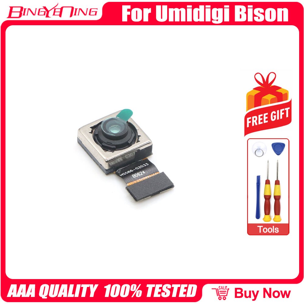 For UMIDIGI Bison 5MP Macro Depth Camera +16MP Wide-Angle Camera +24MP Front Camera + 48MP Rear Camera Module Replacement Parts: Rear Camera