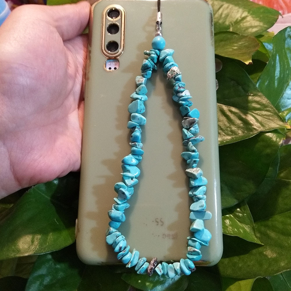 Trendy Stone Pearl Beads Mobile Phone Chain For Women Girls Cellphone Strap Anti-lost Lanyard Hanging Cord Jewelry: G