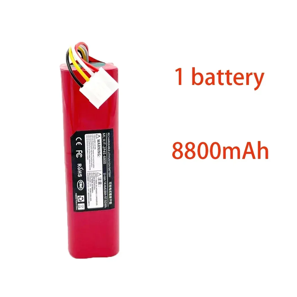 100% INR18650 SUN-INTE-278-4S2P Battery For Trifo MAX-P MAX-S Robot Intelligent Cleaner, 14.4V, 6800mAh: PURPLE