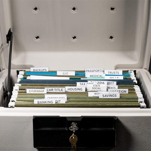 180 ensembles onglets et Inserts de dossier suspendus de 2 pouces pour une Identification rapide des dossiers suspendus