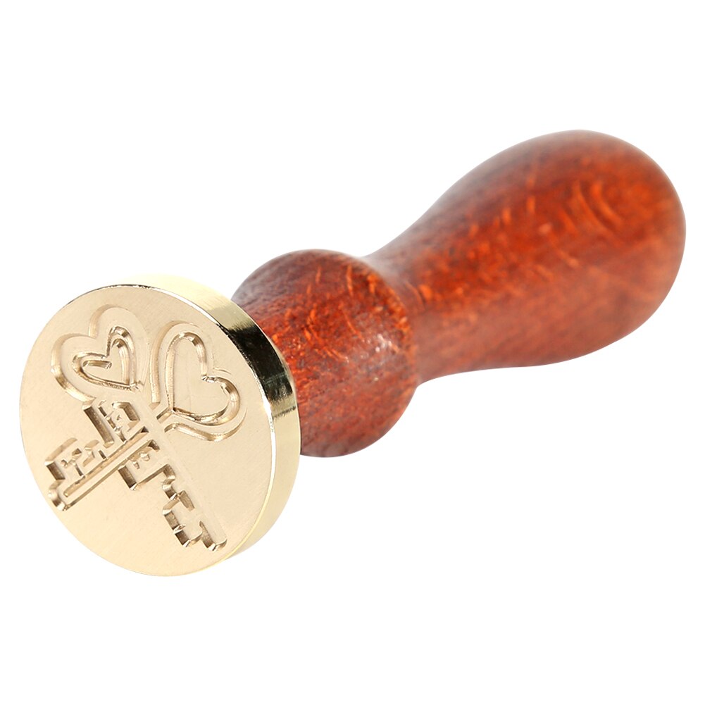 Retro Wax Seal Furnace Stove Wood Sealing Wax Spoon for Heating Wax Melting Making Wedding Invitation Scrapbook for Candle Stamp:  seal stamp-05